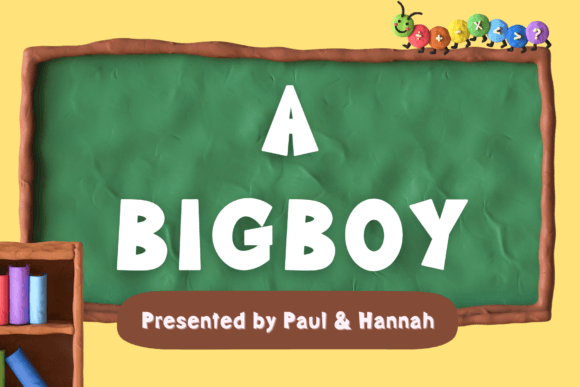 A Bigboy: A Playful Display Font for Bold Digital Branding