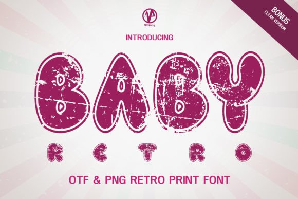 Baby Retro Display Font for Vintage Editorial Design and Blog Headers