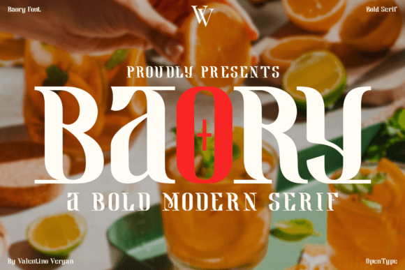 Baory: A Bold Gothic Serif Font for Modern Display Design
