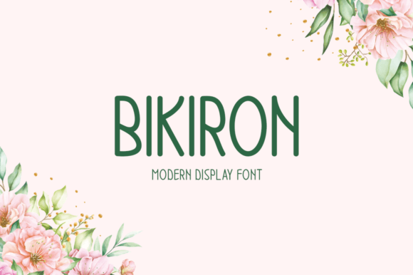 Bikiron Display Font for Campaign Design and Brand Content