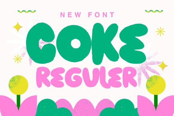 Coke Display Font: Playful Type for Campaign Visuals