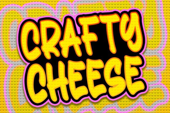 Crafty Cheese Display Font for Whimsical Brand Stories