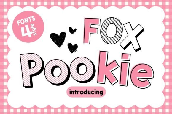 Fox Pookie Display Font for Playful Small Business Branding
