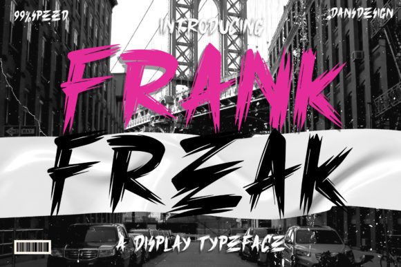 Frank Freak Display Font for Campaign Headlines That Stand Out