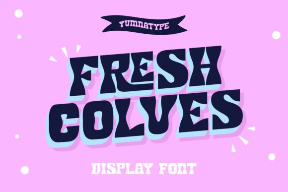 Fresh Colves: A Bold Display Font for Editorial Design