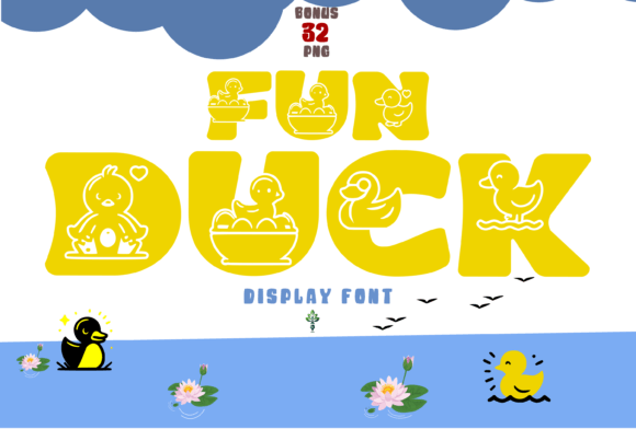 Fun Duck Display Font for Playful Brand Content and Campaign Graphics