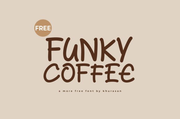 Funky Coffee: A Modern Display Font for Editorial and Brand Design