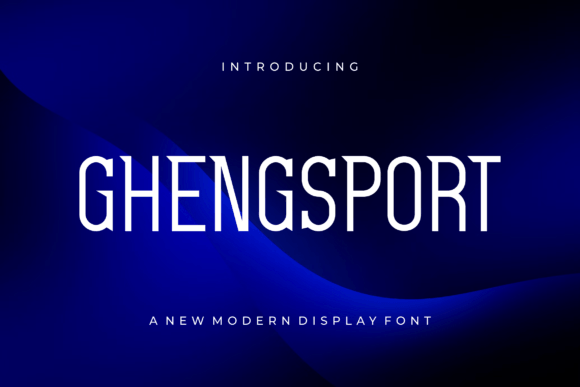 Ghengsport: Redefining the Premium Display Font Standard