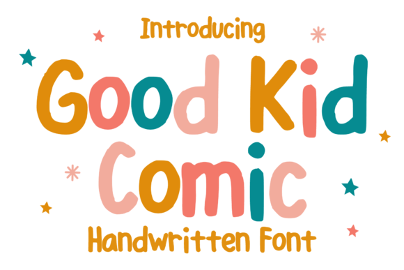 Good Kid Comic: A Playful Display Font for Creative Projects