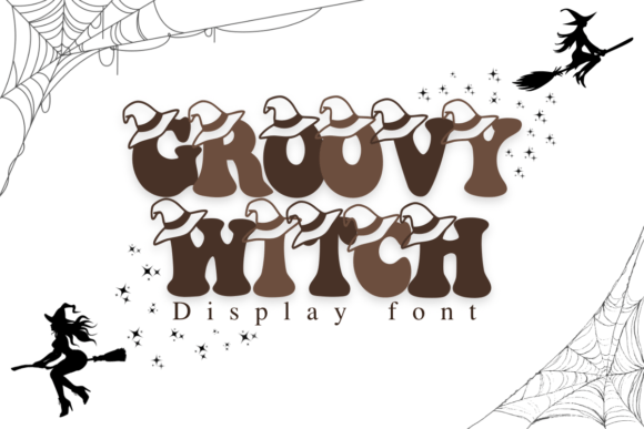 Groovy Witch: A Spooky Display Font for Web Design Projects