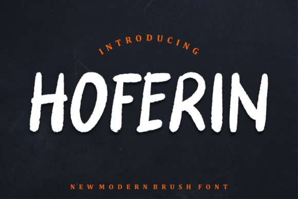 Hoferin Brush Display Font for Campaign Visuals That Stop the Scroll