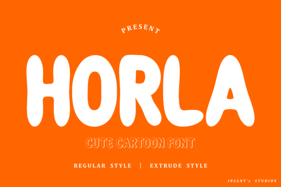Horla Display Font: A Cheerful Typeface for Creative Branding