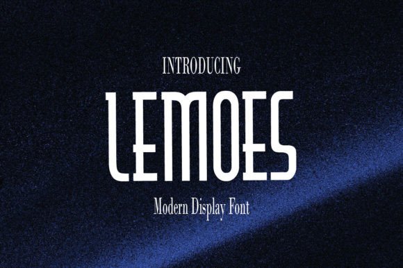 Lemoes: A Modern Display Font for Web Designers and Digital Creators