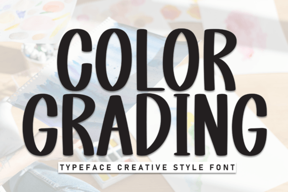 Make Your Brand Stand Out with the Color Grading Display Font