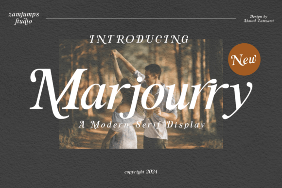 Marjourry Modern Serif Display Font for Campaign Designers