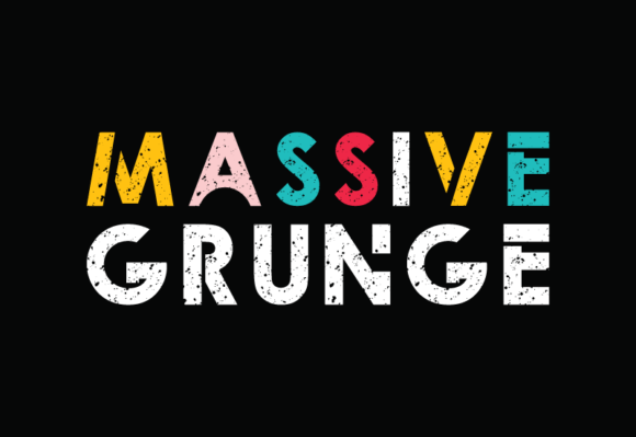Massive Grunge: A Display Font That Defines Bold Editorial Identity