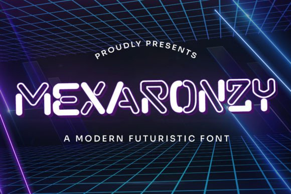 Mexaronzy: A Modern Display Font for Bold Brand Identity