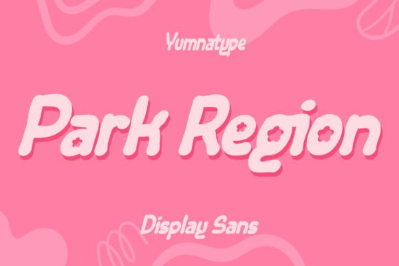 Park Region: A Playful Display Font for Small Business Branding