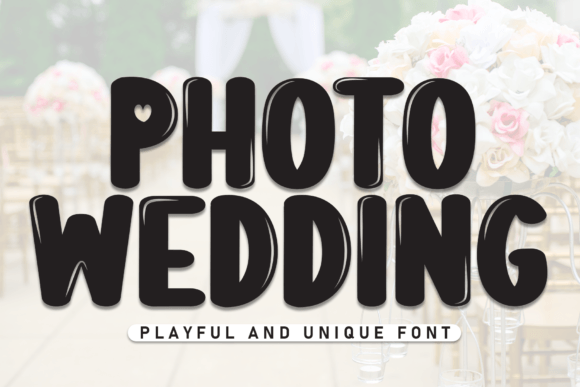 Photo Wedding: A Versatile Display Font for Branding & Design