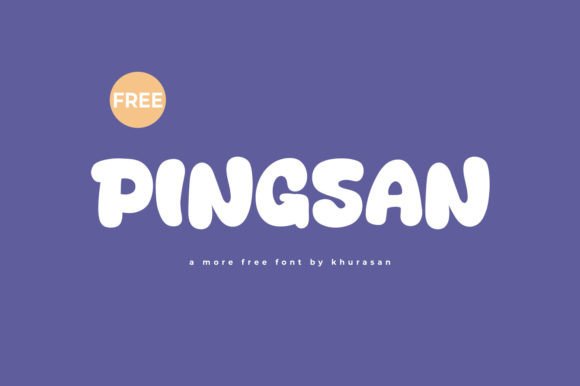 Pingsan: A Modern Display Font for Small Business Branding