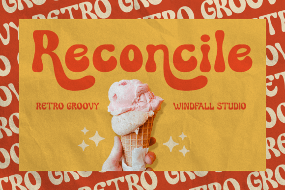 Reconcile Font Brings Retro Groovy Charm to Handmade Products