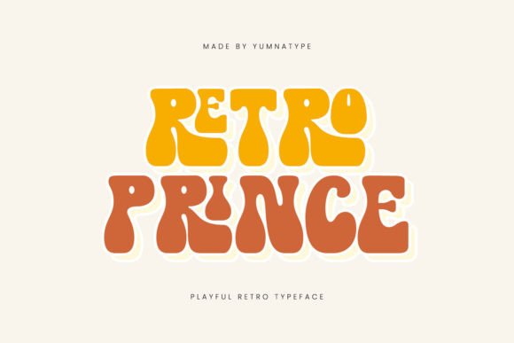 Retro Prince Display Font for Editorial Design and Publishing