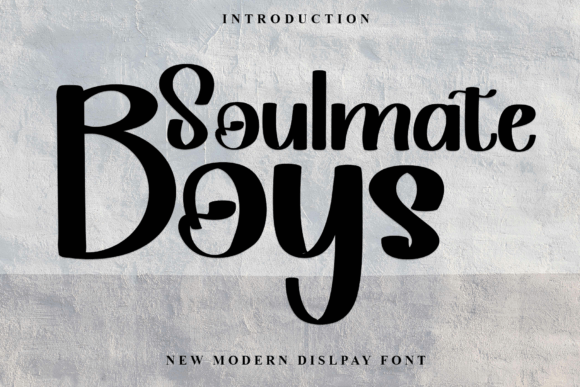 Soulmate Boys: A Delicate Display Font for Elegant Brand Content