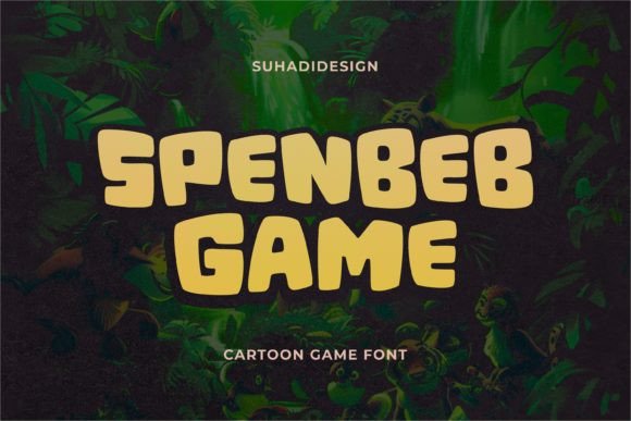 Spenbeb Game: A Friendly Display Font for Playful Brand Projects