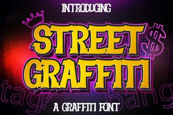 Street Graffiti: A Bold Display Font for Small Business Branding
