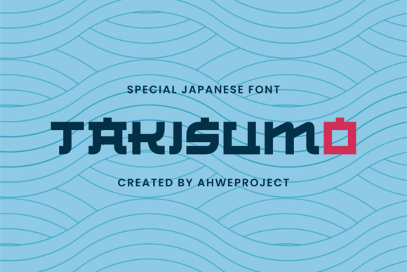Takisumo: A Display Typeface for Asian-Inspired Editorial Design