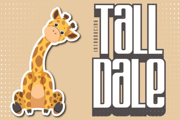 Tall Dale: A Sleek Display Font for Editorial Design
