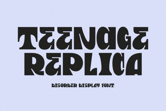 Teenage Replica Font for Editorial Design and Rebellious Headlines