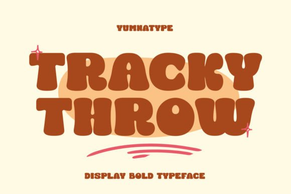 Tracky Throw: A Bold Display Font for Editorial Design and Content Layouts