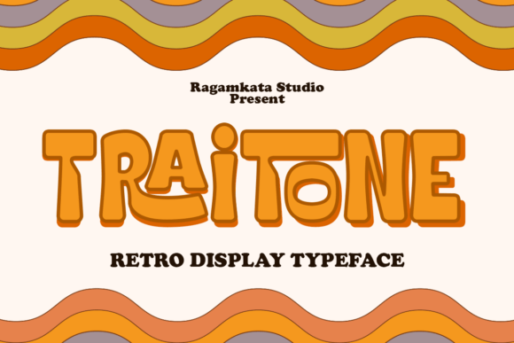 Traitone Retro Display Font for Campaign Graphics That Stand Out