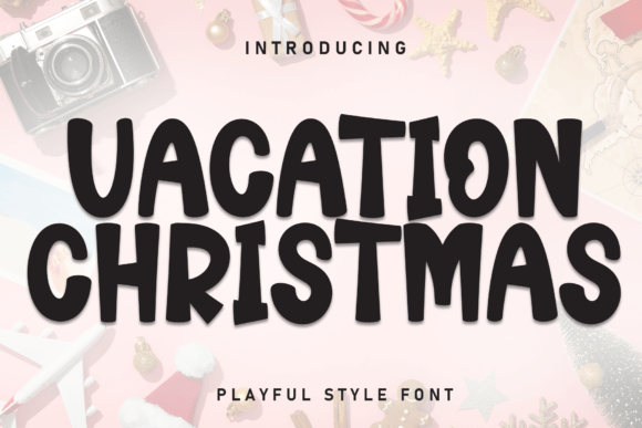 Vacation Christmas Display Font for Bold Campaign Headlines